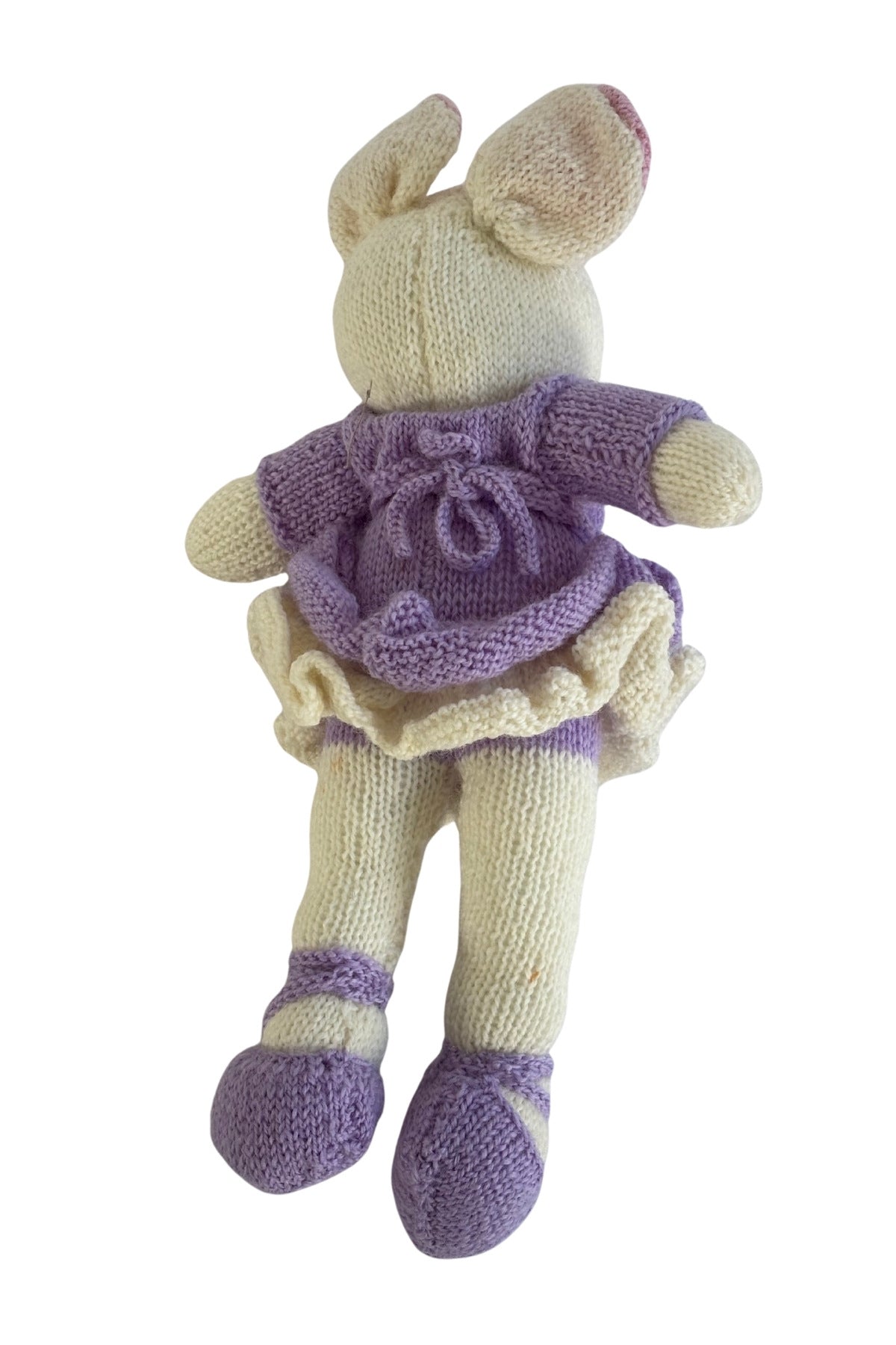 Animal ballerina knitted teddy bear