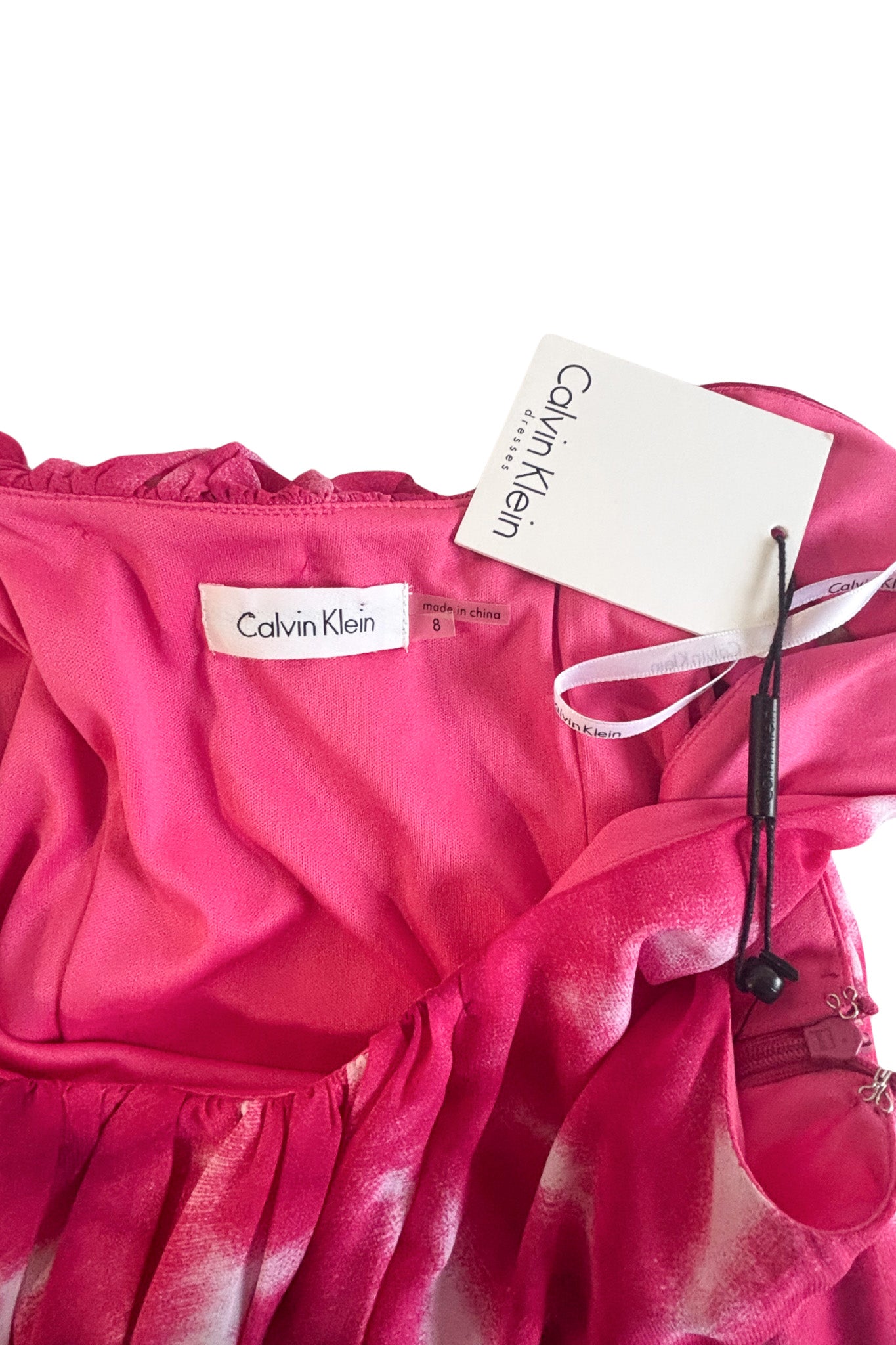 Calvin Klein pink mini dress, 8 NWT