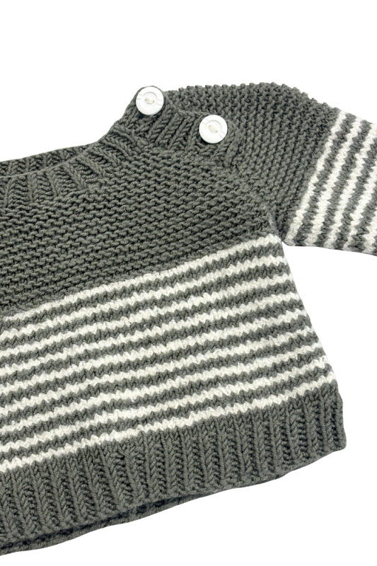 Babies striped knit jumper