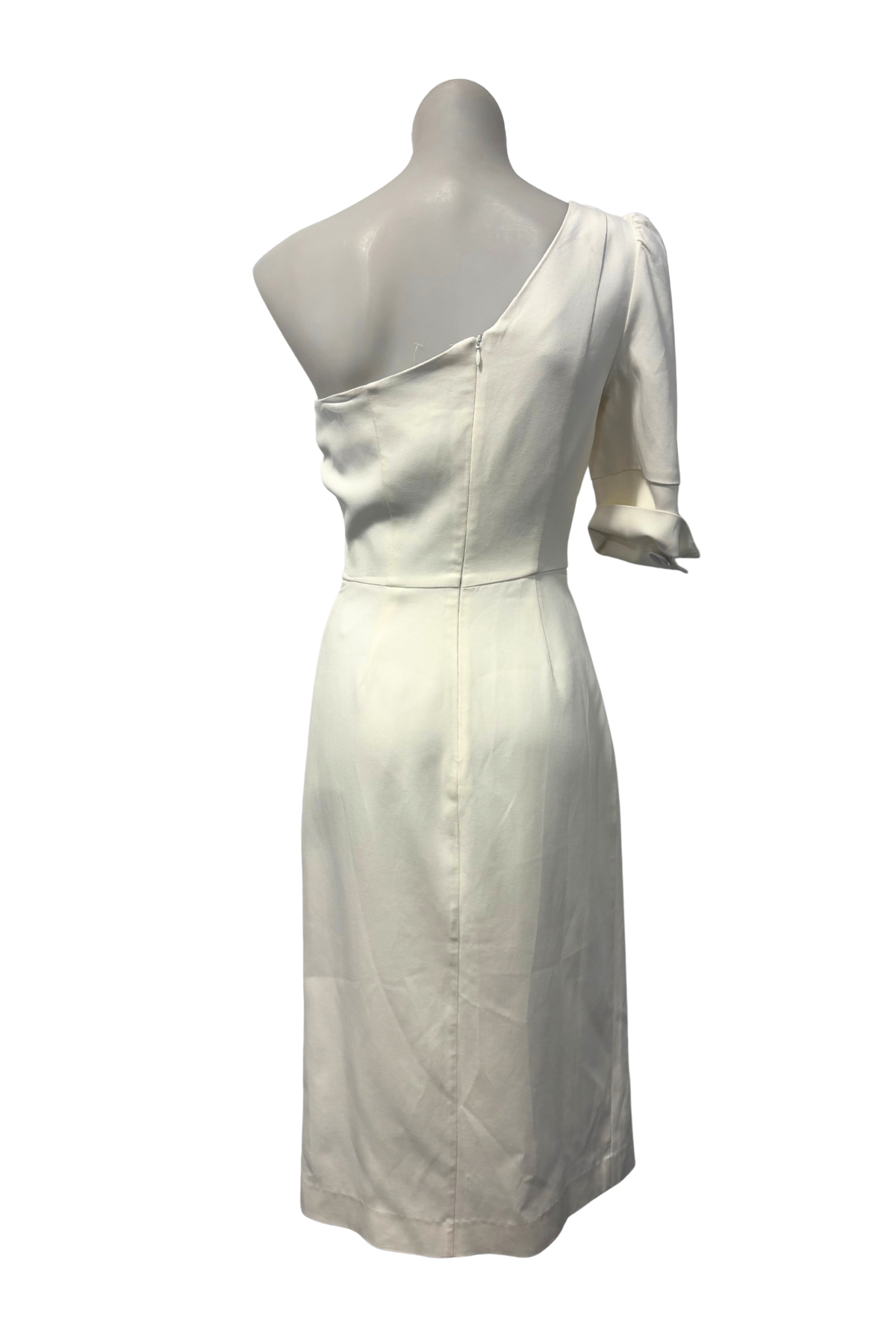 Sofia Irina white one shoulder dress