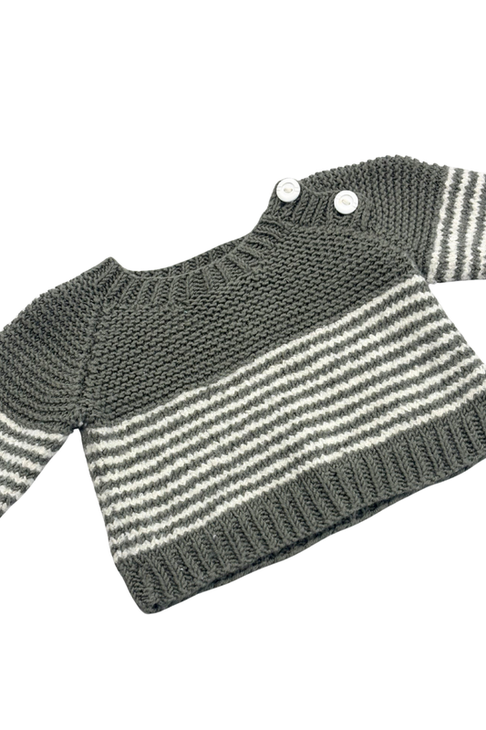 Babies striped knit jumper