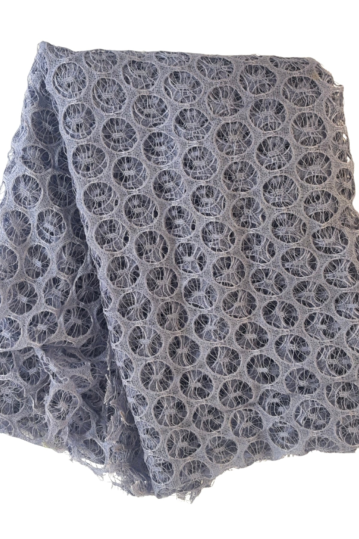 Vintage lavender circular lace fabric