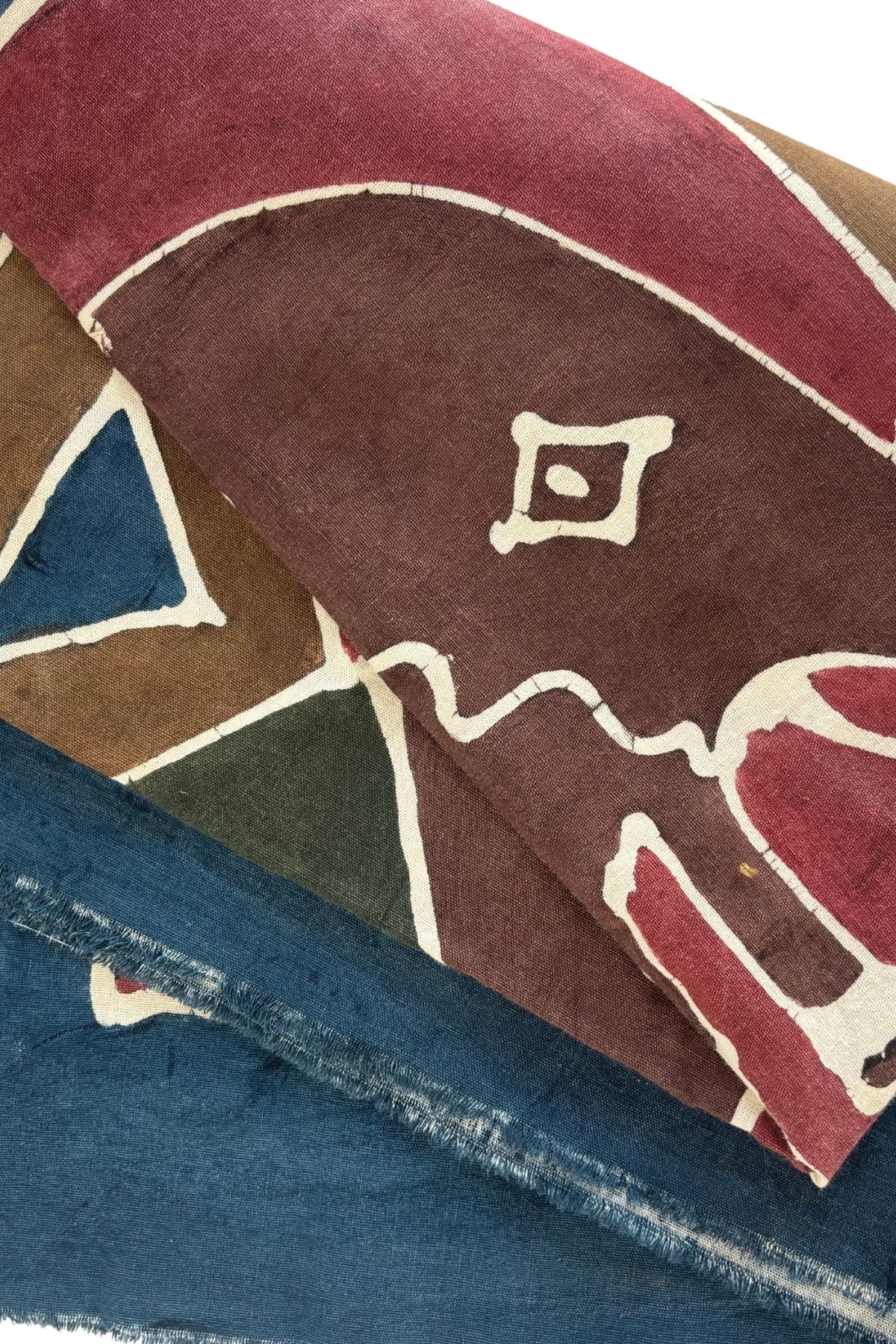 Earthy tones vintage fabric