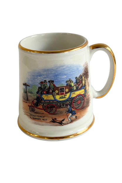 Old Foley "Steam Coach" By Gurney 1827 mug