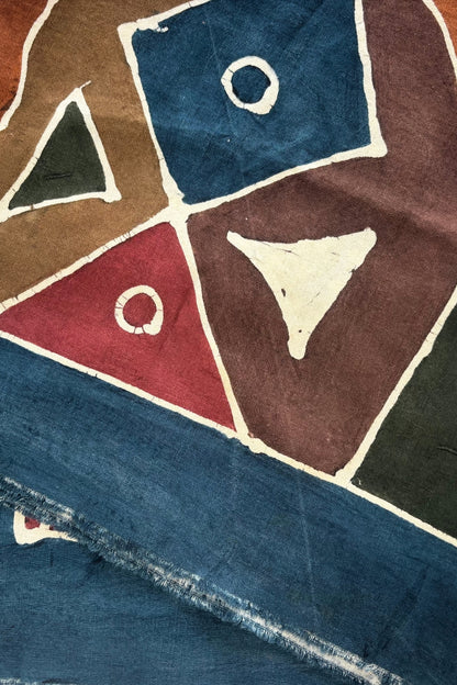 Earthy tones vintage fabric