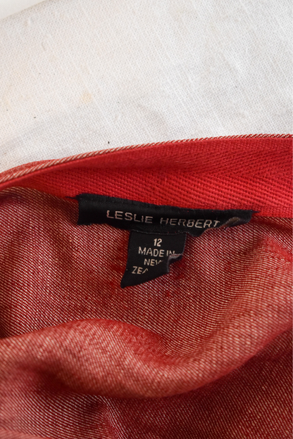 Leslie Herbert NZ made funky asymmetrical skirt, 12