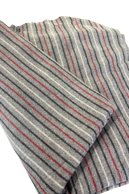 Striped wool fabric, 5m