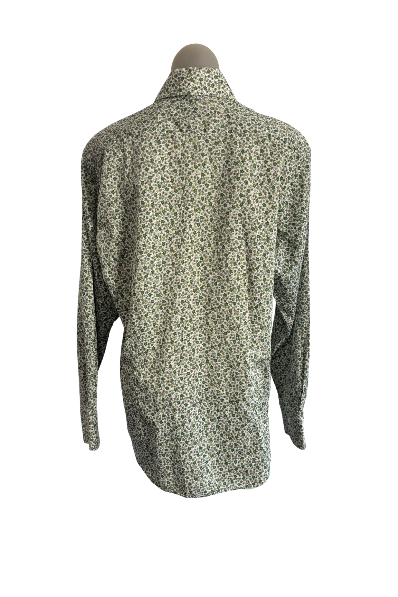 Nicholas Jermyn floral fitted shirt, 42cm chest