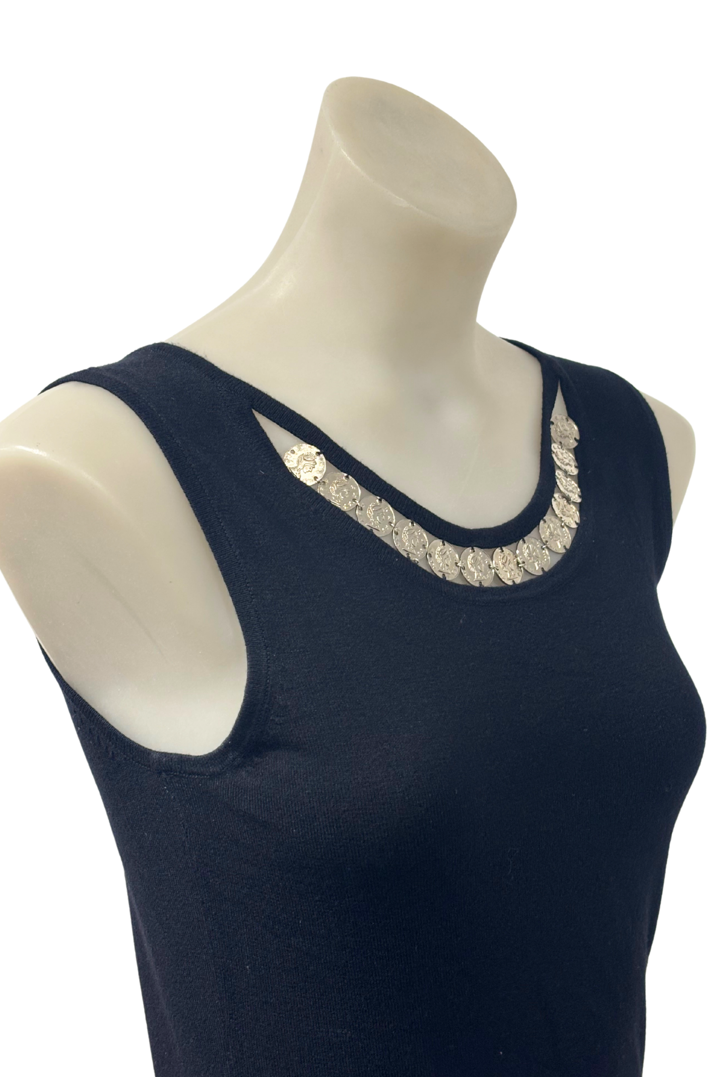 Laura Ashley Coin detailed Vest Top, M