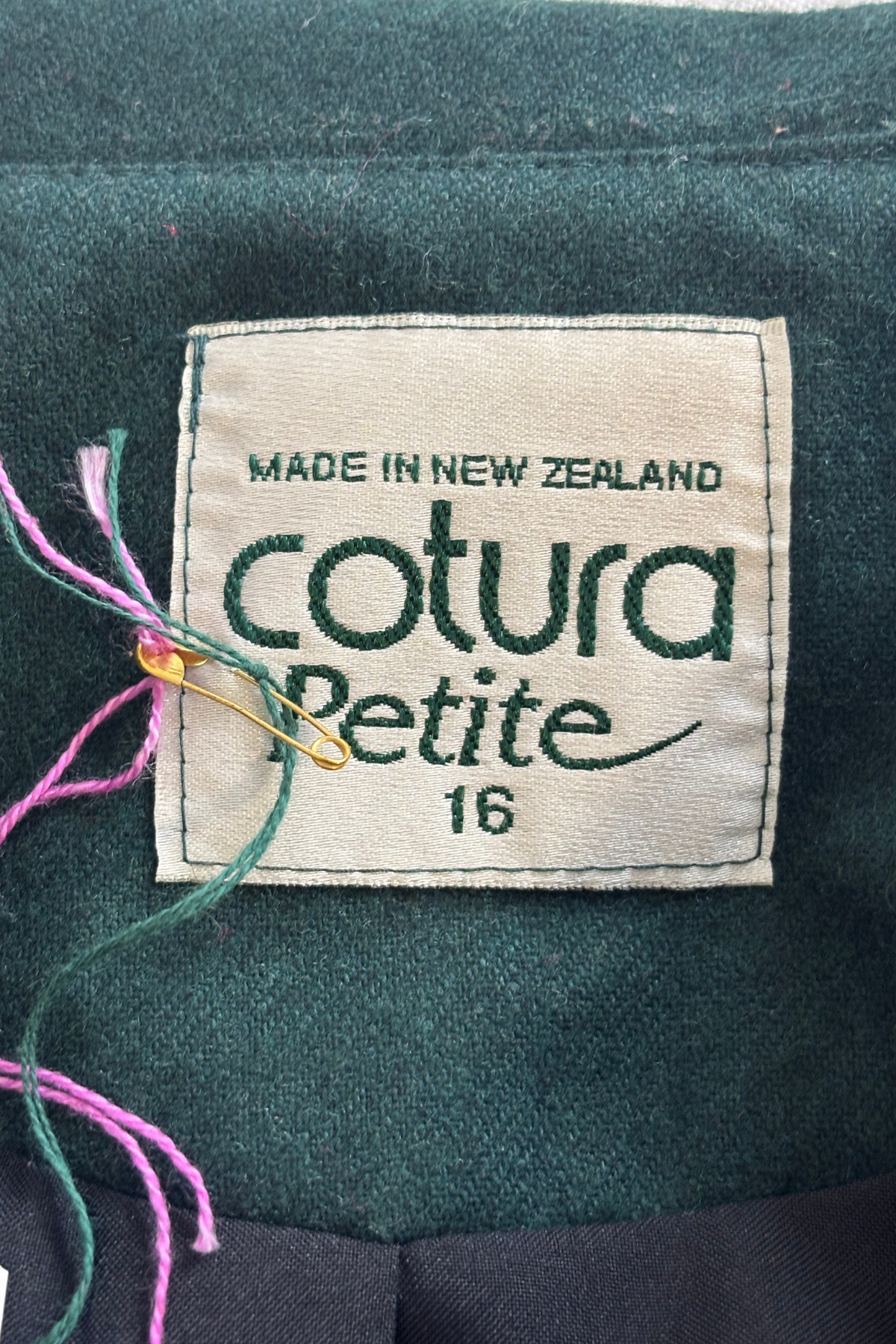 Cotura petite NZ made wool blazer, 16