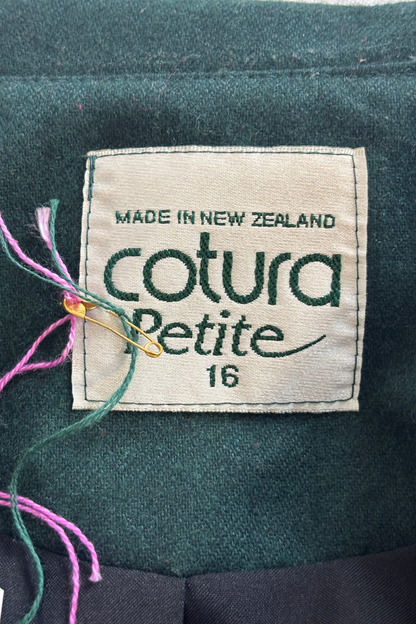 Cotura petite NZ made wool blazer, 16