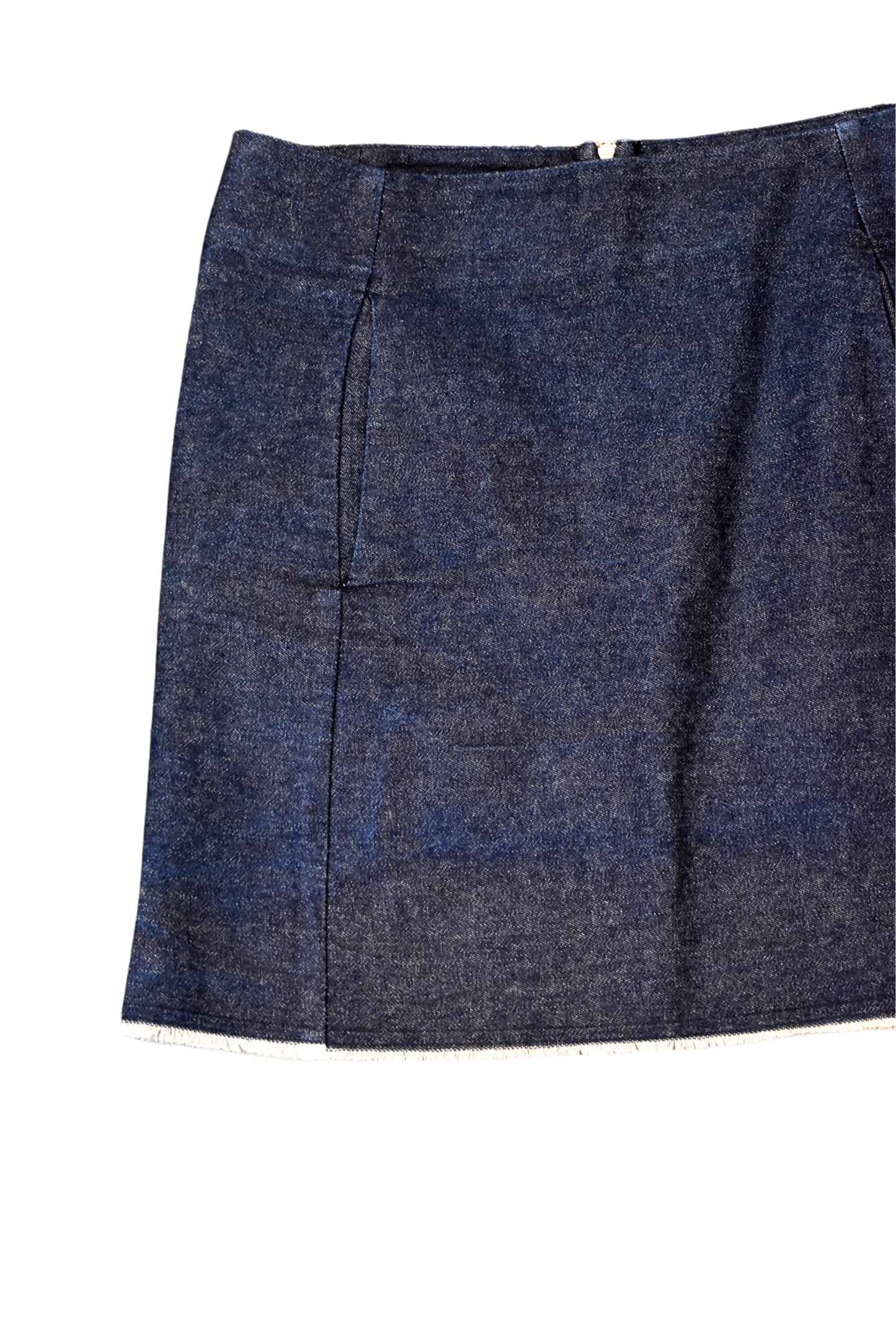 Ricochet NZ made denim mini skirt, 6