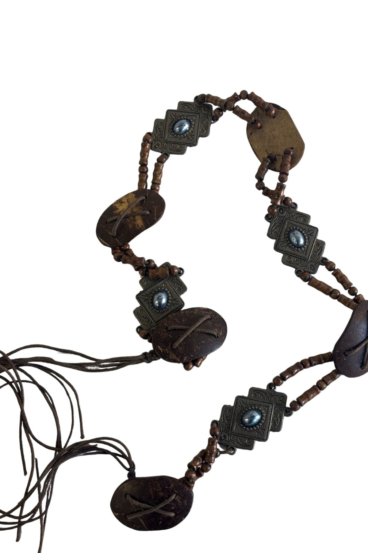 Funky Island Vibes tie up belt, OSFM