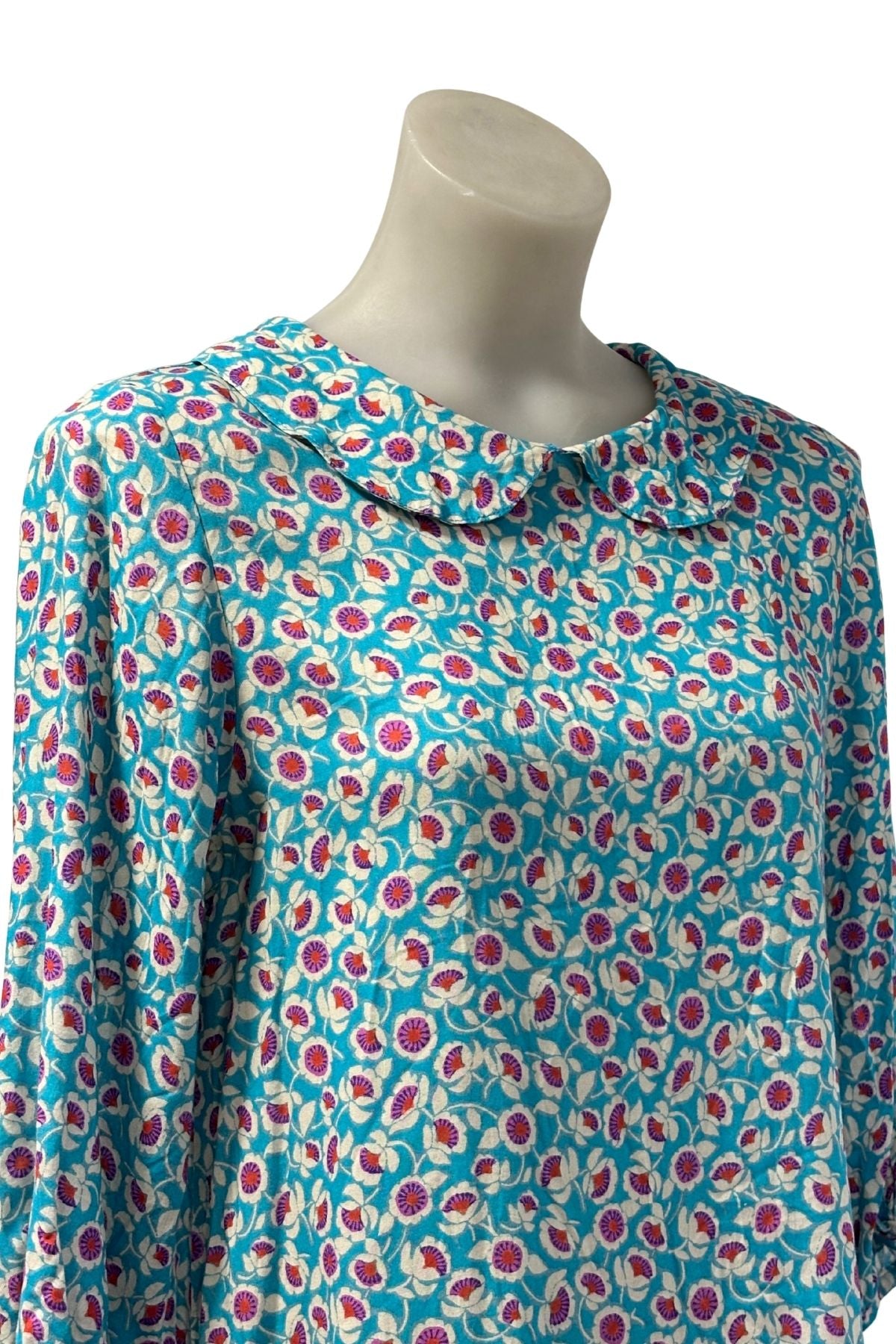 Rebecca Herring Art Style NZ made vintage collared dress, 8