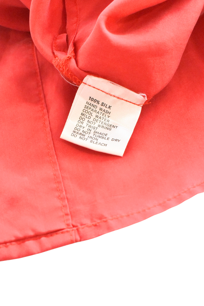 Creative Options 1980's oriental silk button up, 12