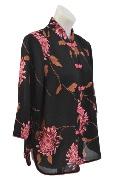 Richness Fashion Oriental button up blouse, XL