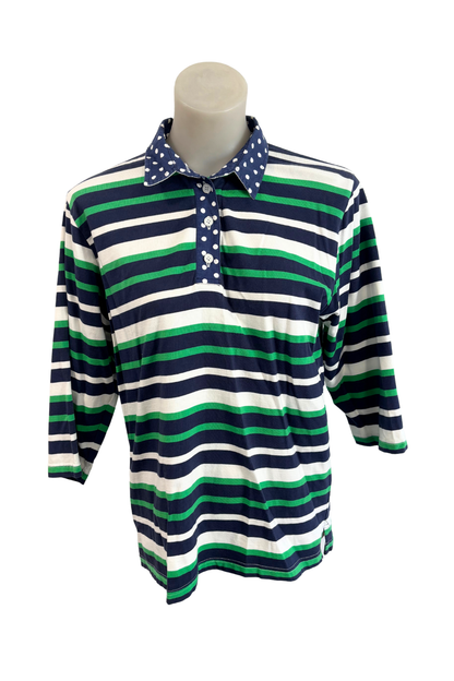 Crocket Collection NZ Designer funky collared Shirt, XS