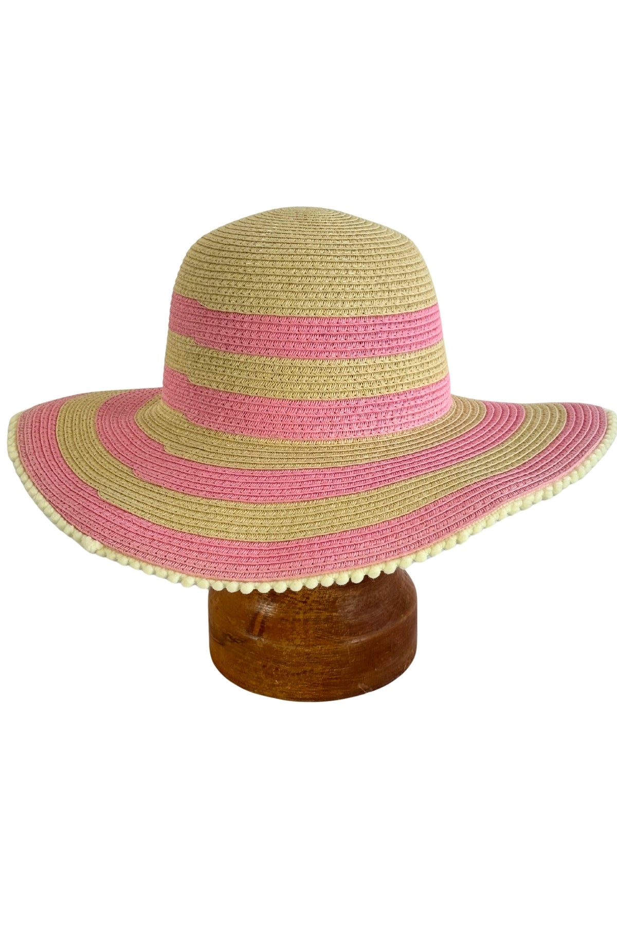 Young Original pink wide brim sun hat