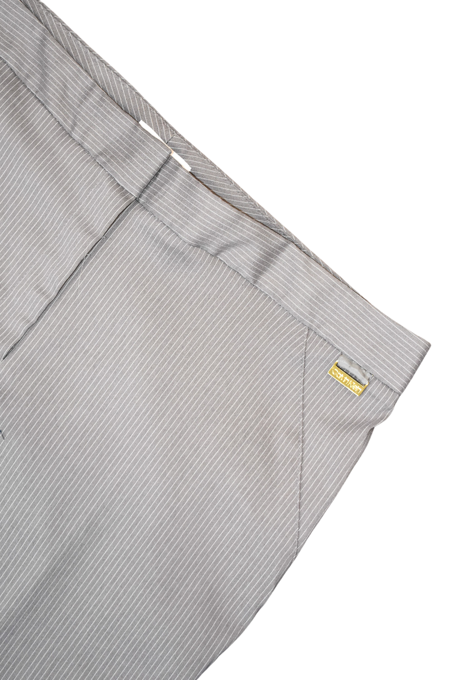 Calvin Klein grey pinstripe trousers, 14 NWT