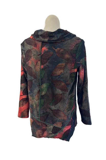 Mesmerise autumn leaves turtleneck, S