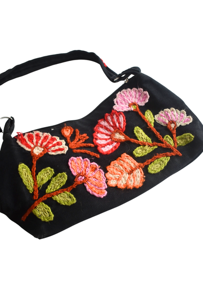Louis Thomas embroidered canvas bag