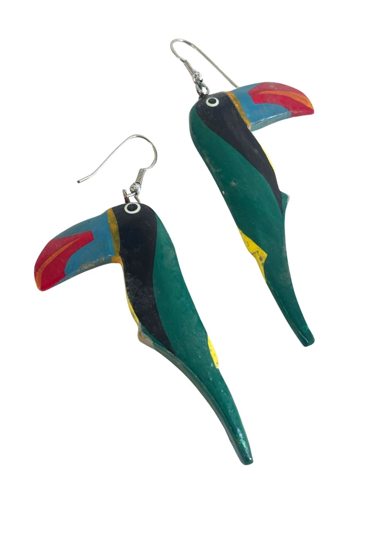 1980's Vintage toucan earrings