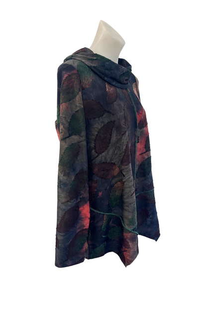 Mesmerise autumn leaves turtleneck, S