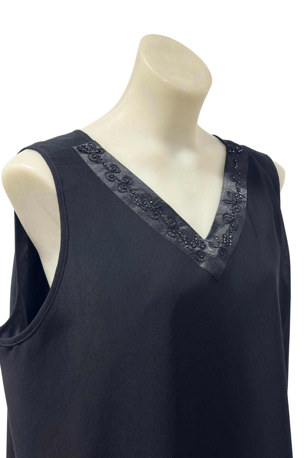 Jean de Courcy vest top, 18