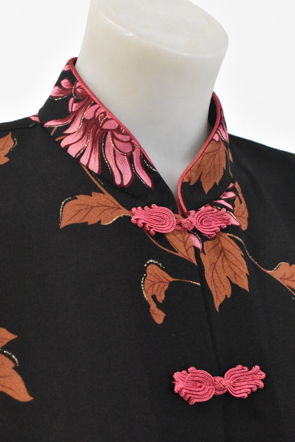 Richness Fashion Oriental button up blouse, XL