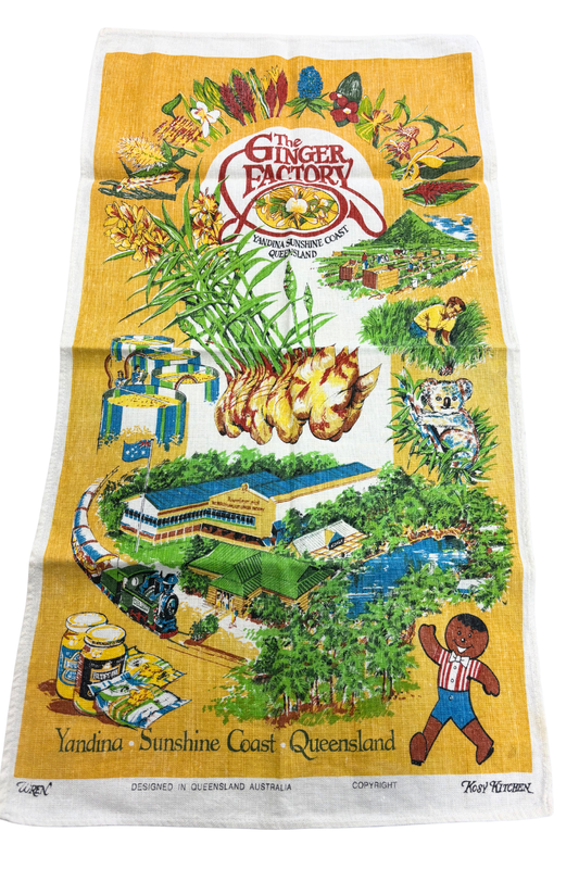 The Ginger factory Queensland tea towel