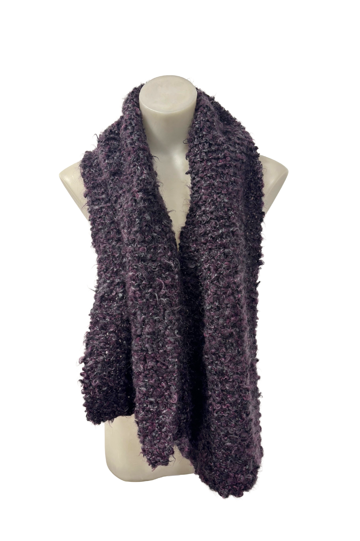 Handknit Mohair blend Scarf