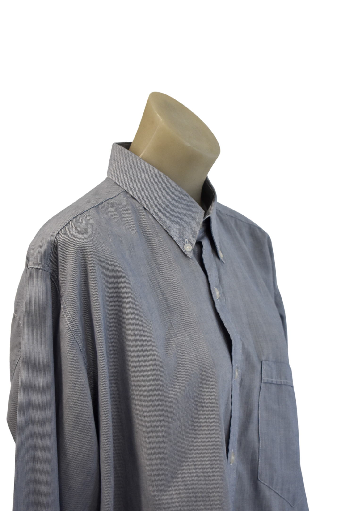 Manhattan NZ made striped dress shirt, XL