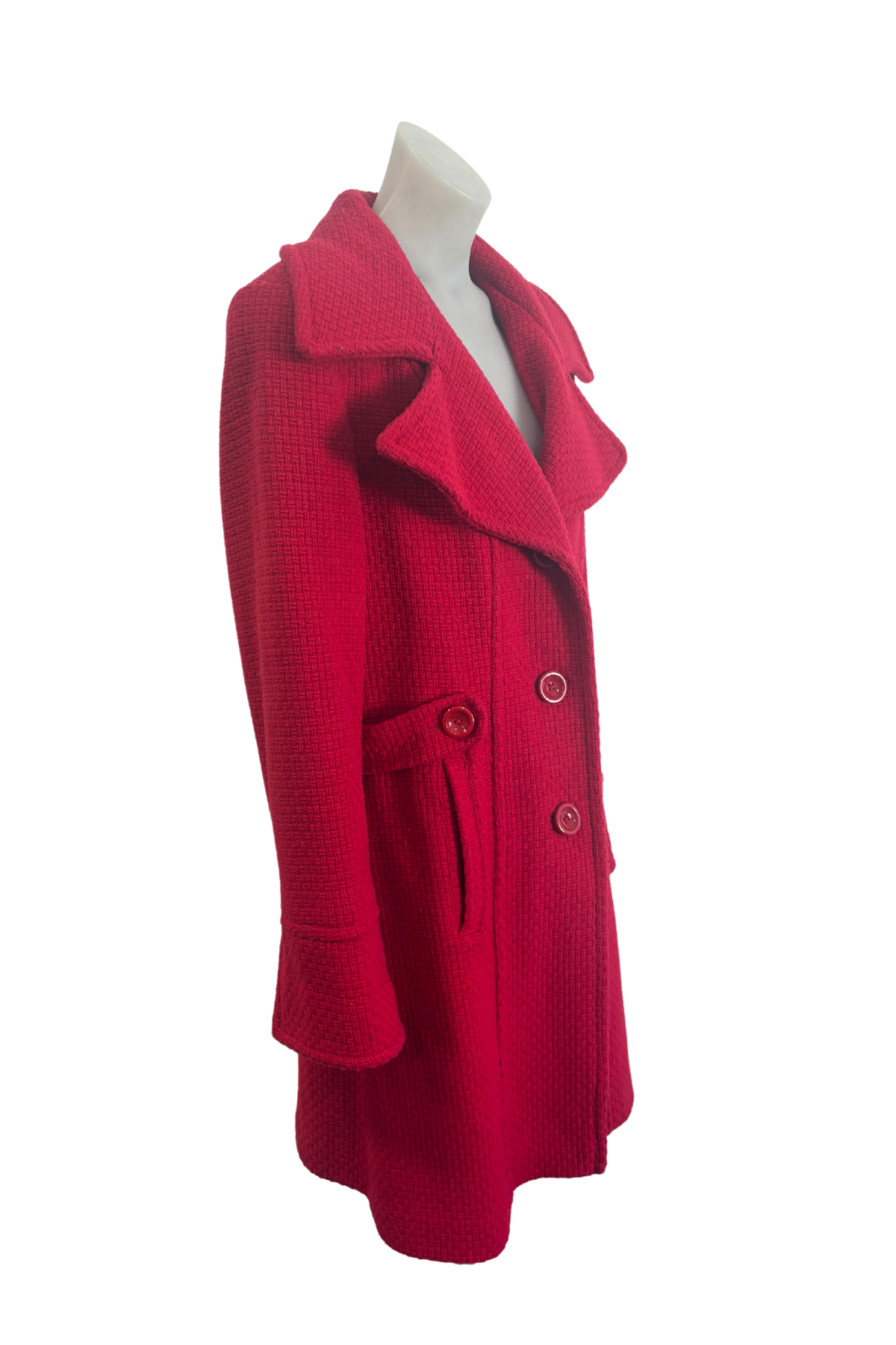 Damo Outdoors Wool Blend Coat, M