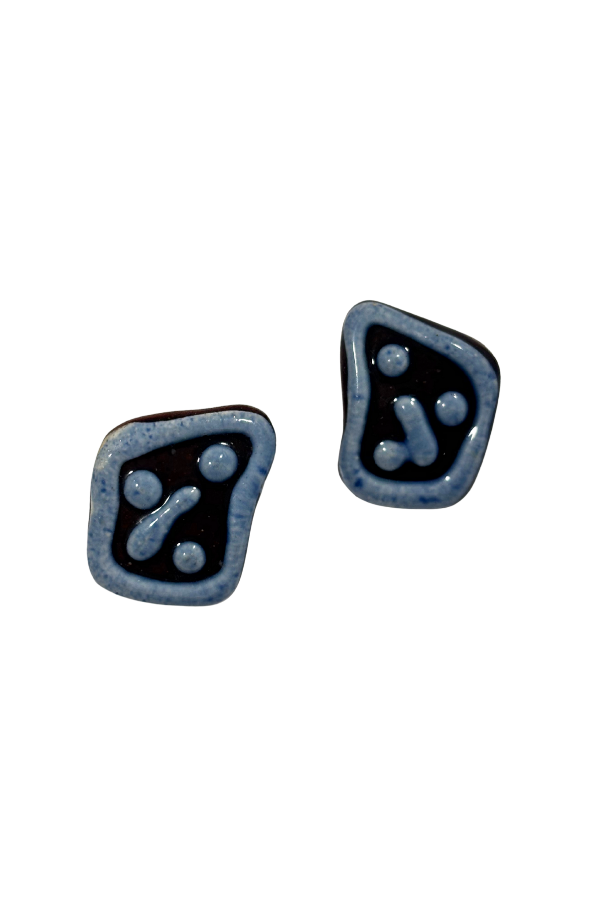 Cute clay blob earrings