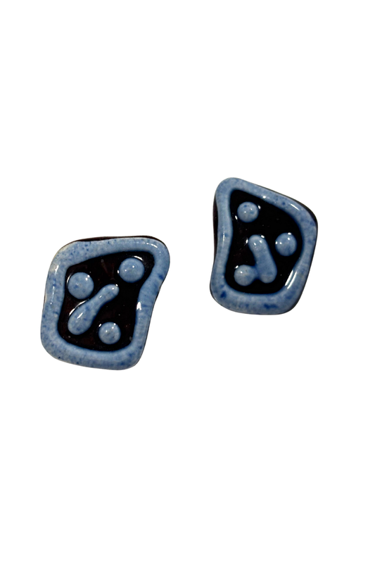 Cute clay blob earrings
