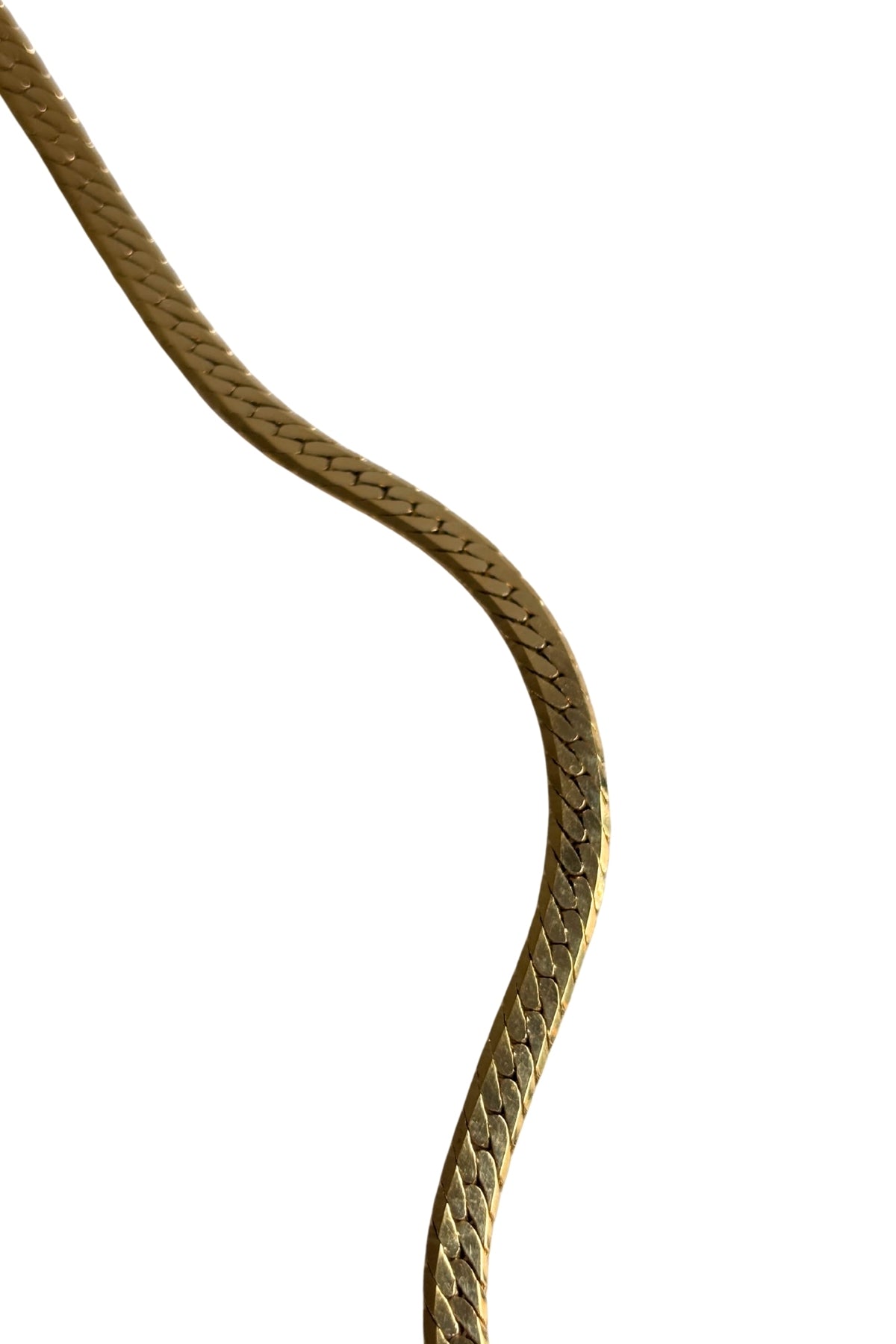 Gold plated S-chain necklace