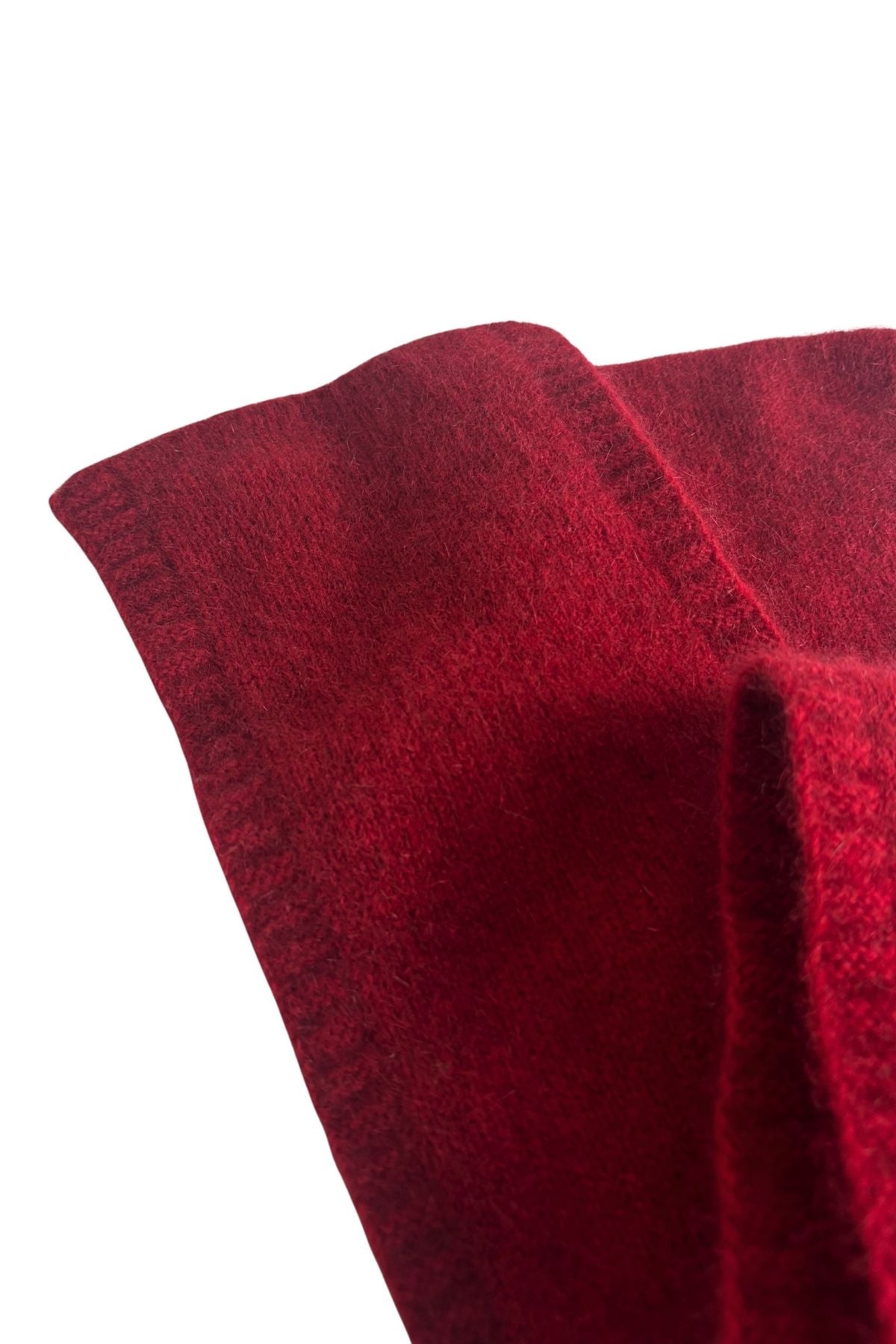 Gorgeous red possum merino scarf