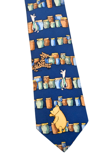 Disney classic POOH silk tie