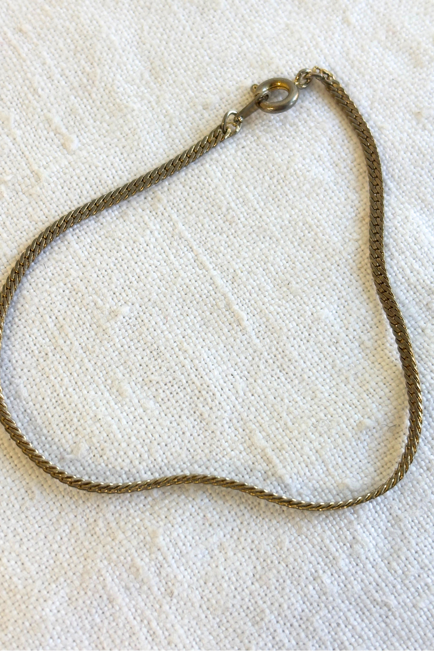 Dainty snake chain bracelet