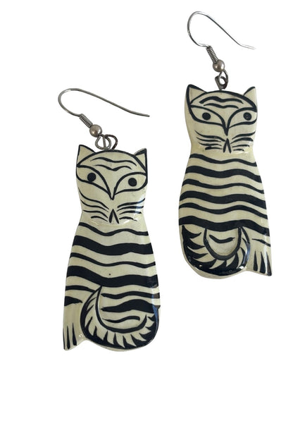 Vintage cat earring bundle x3