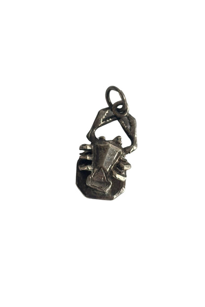 925 Silver crab charm