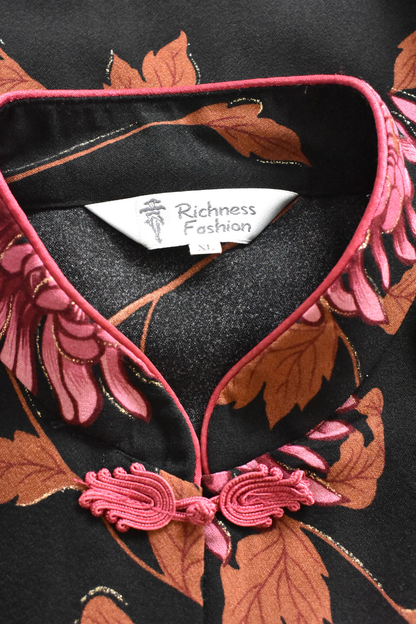 Richness Fashion Oriental button up blouse, XL