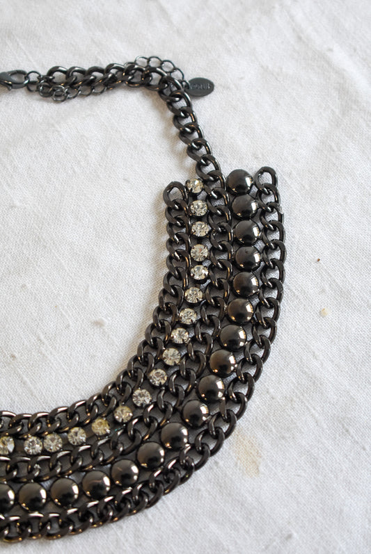 Grunge statement necklace
