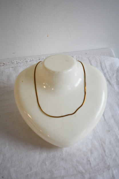 Delicate golden S-chain necklace