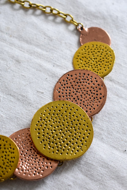 Bubbles statement necklace