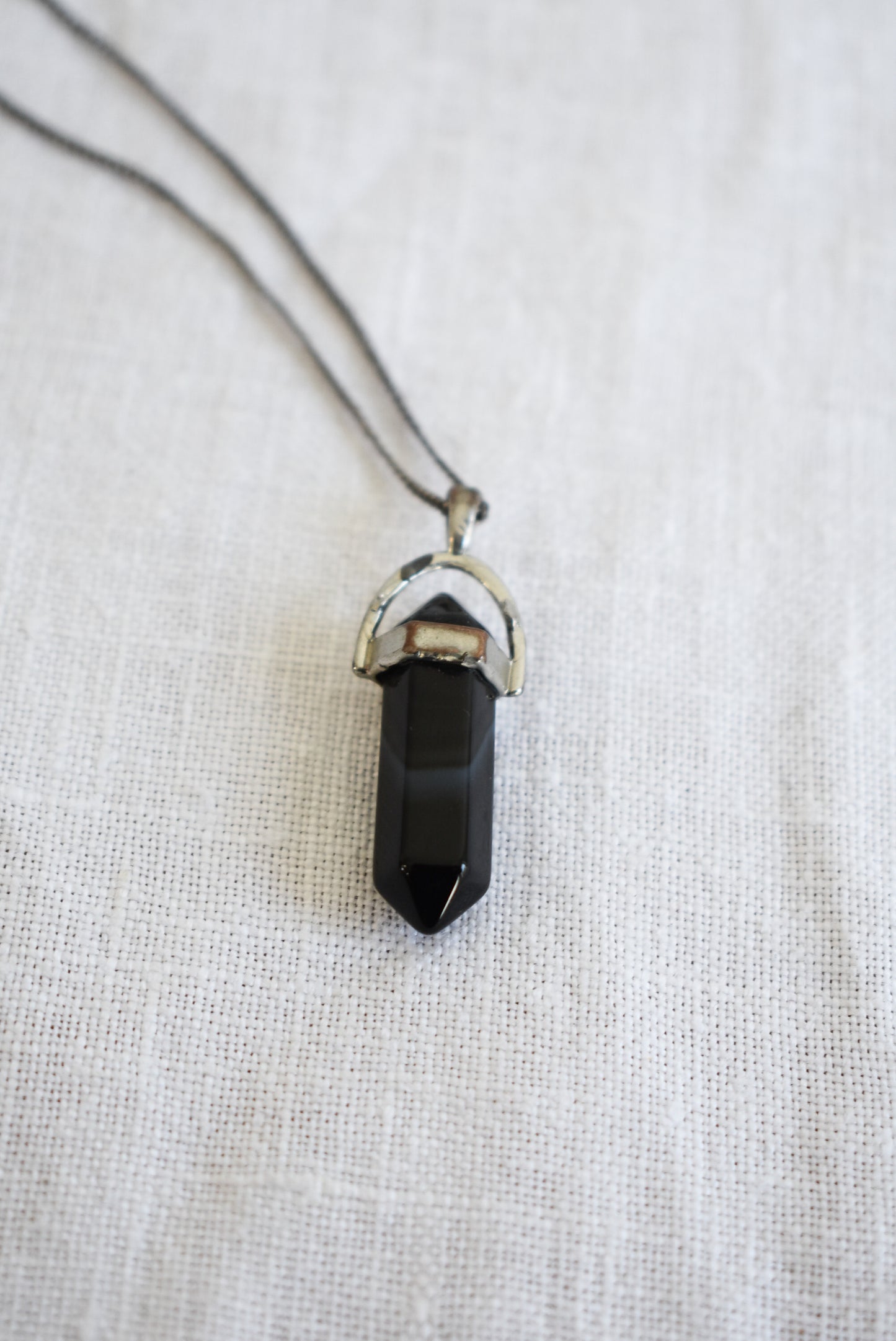 Acrylic obelisk pendant