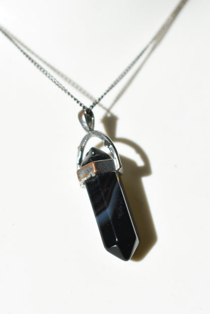 Acrylic obelisk pendant