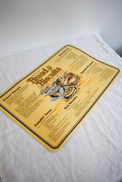 Retro Australian inspired placemats x2