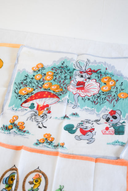 Vintage Kids Hankies (set 3)