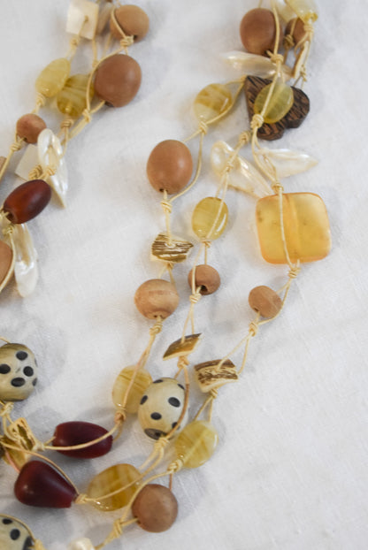 Beach babe statement necklace